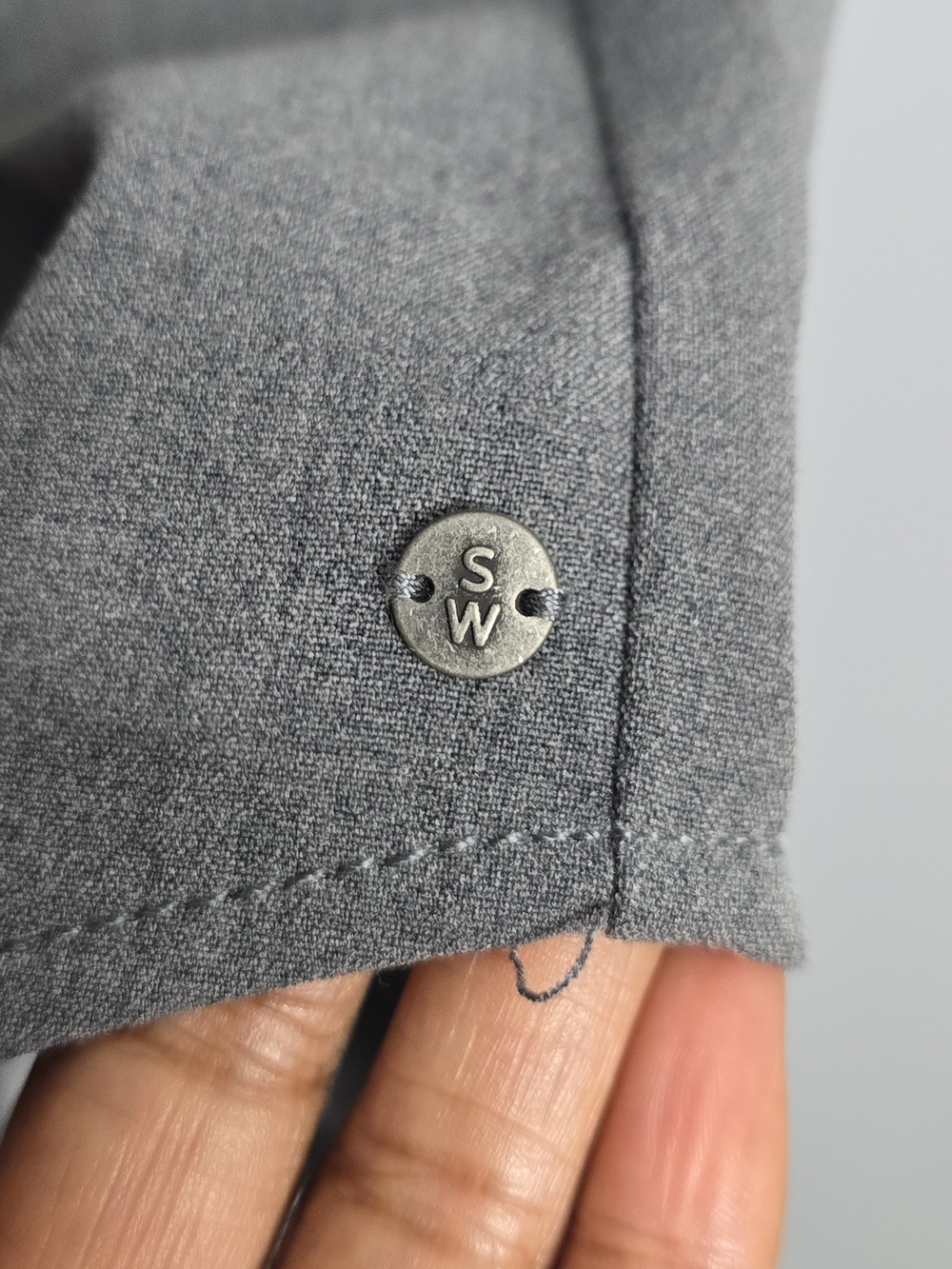 Sandwich Gray Popover Shirt Dress - Picture 5 of 8